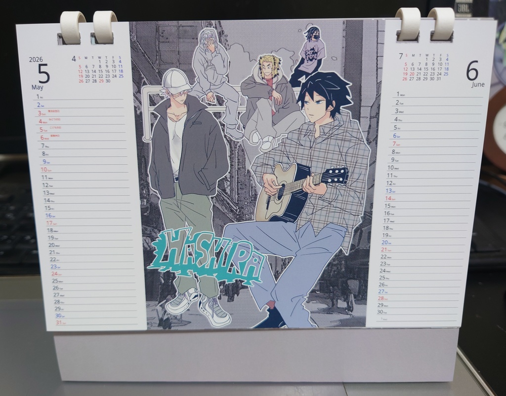 2026卓上カレンダーとうま年お守り干支チャーム