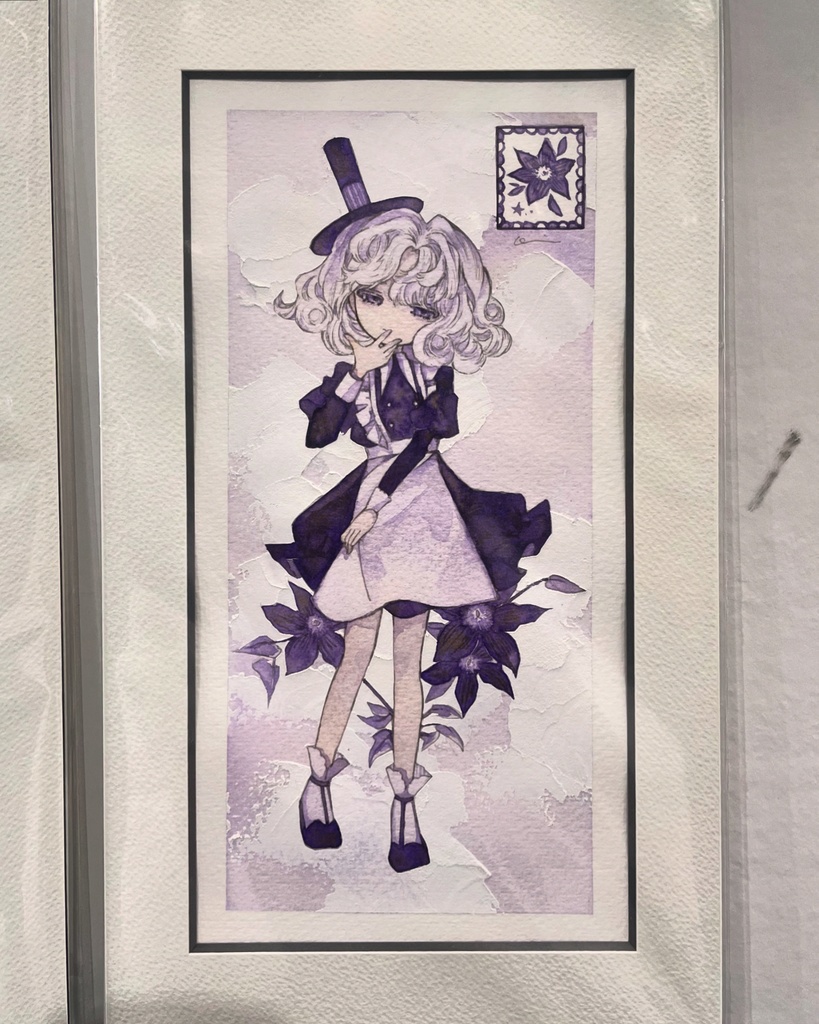原画「クレマチス」