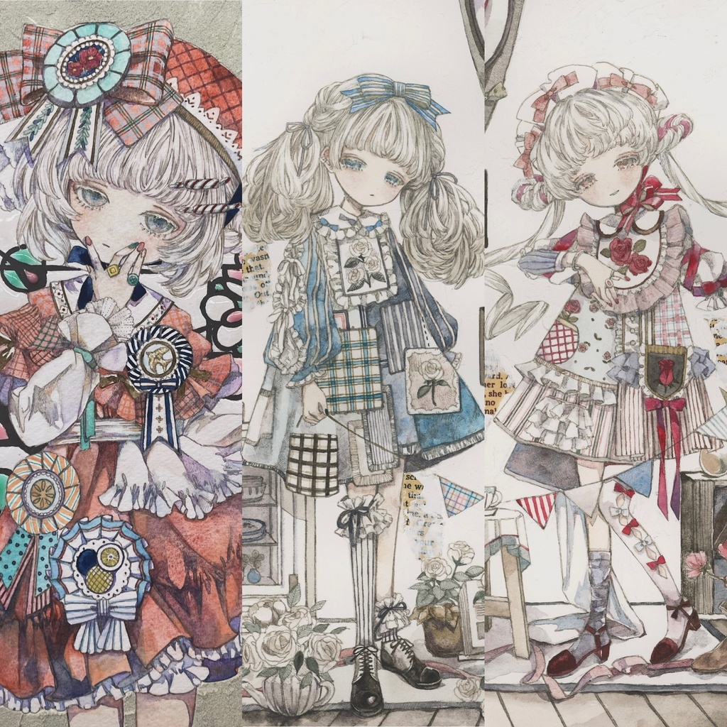 ポストカードセット｢dress｣