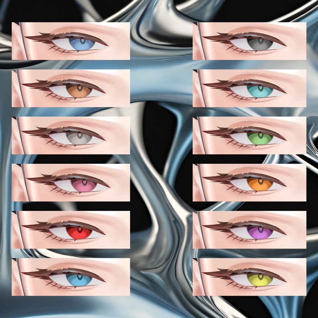 【悠莉-Yuri-】Velvet&Venom Eye+MakeupTexture