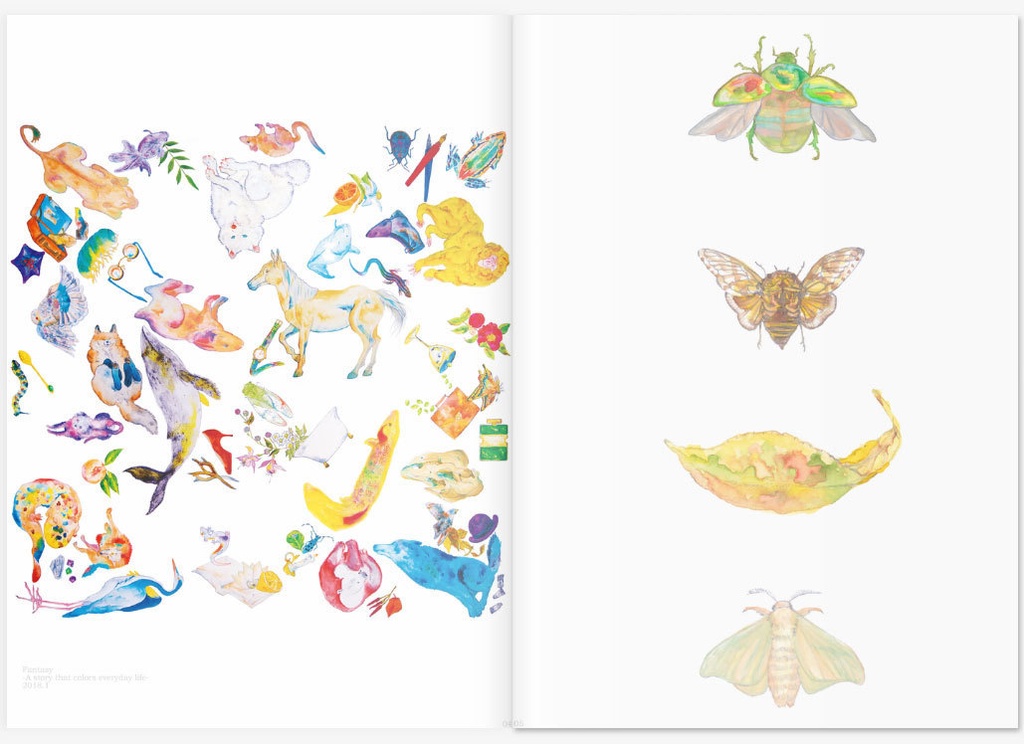 画集「made blue -Fantasy A story that colors everyday life-」