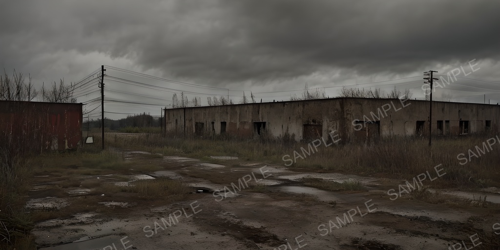 【2K背景素材】ポストアポカリプス シェルター跡|10枚セット