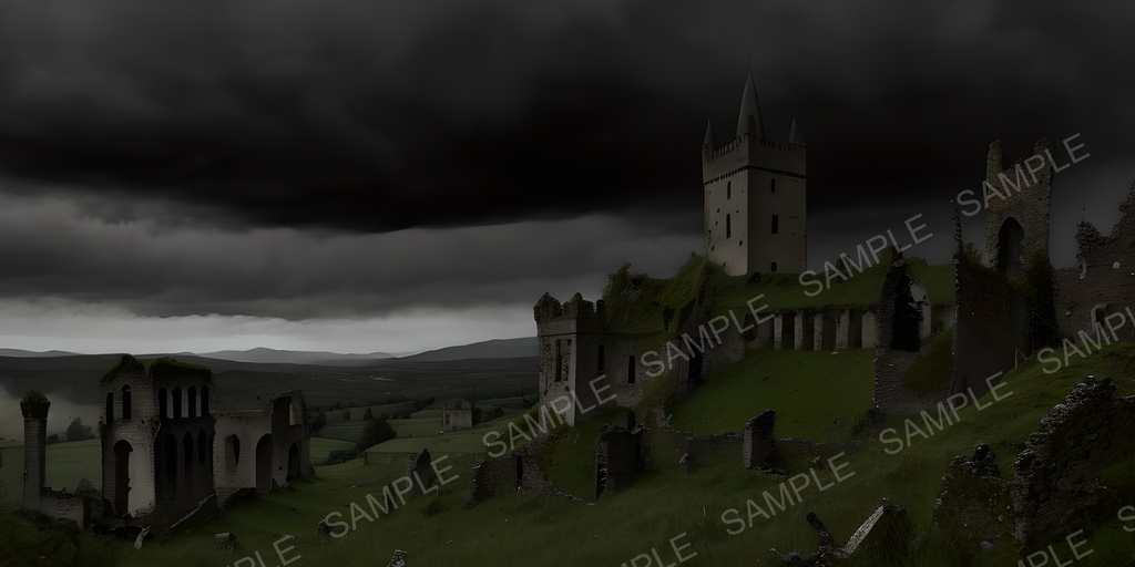 【2k背景素材】滅びた王都|10枚セット