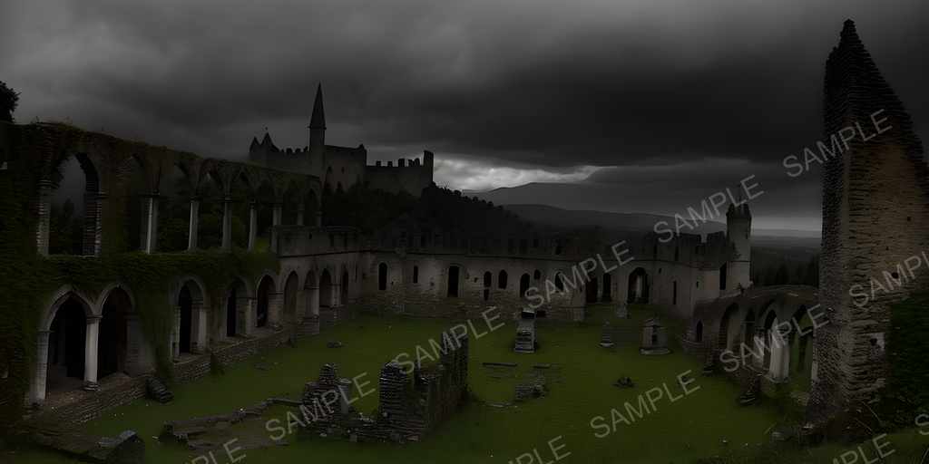 【2k背景素材】滅びた王都|10枚セット