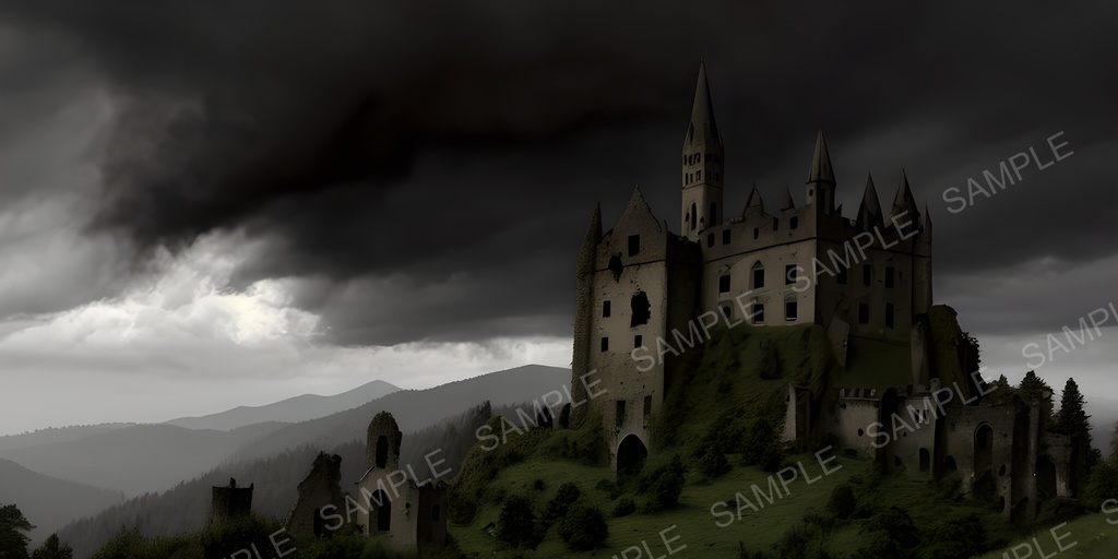 【2k背景素材】滅びた王都|10枚セット