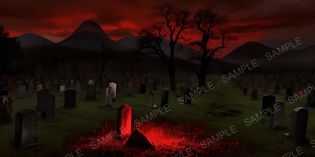 【2k背景素材】穢された魂の墓所|10枚セット