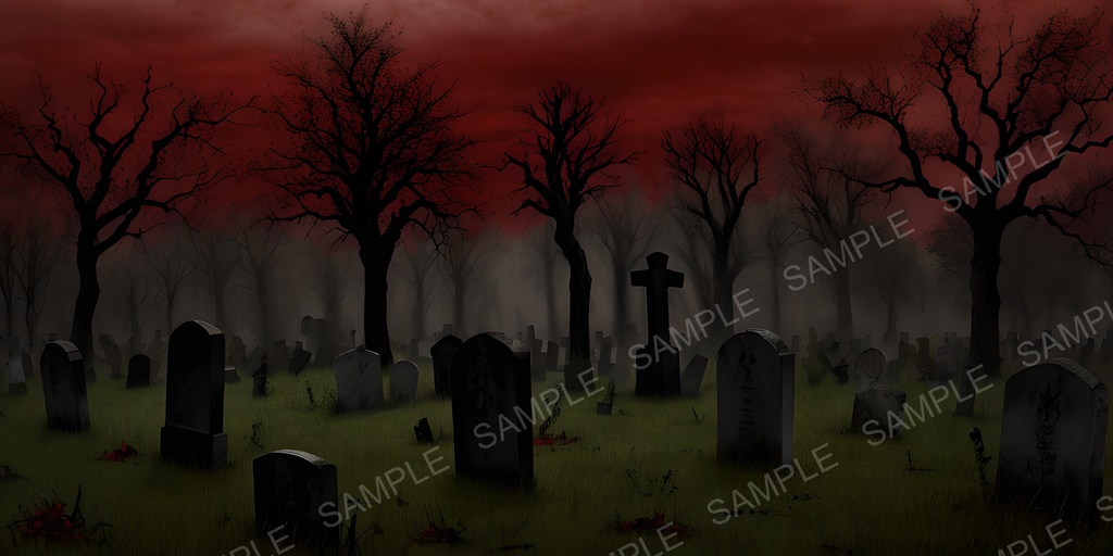 【2k背景素材】穢された魂の墓所|10枚セット