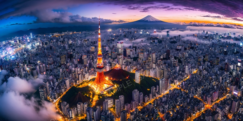 【コンセプトアート集】雲路の情景 東京