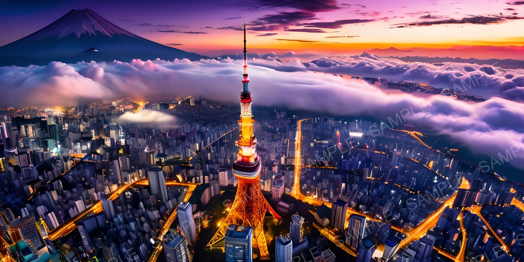 【コンセプトアート集】雲路の情景 東京