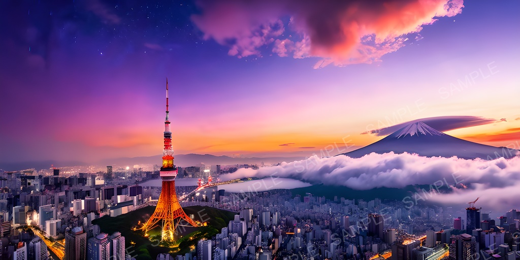 【コンセプトアート集】雲路の情景 東京