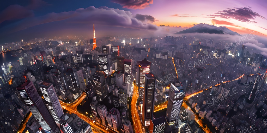 【コンセプトアート集】雲路の情景 東京