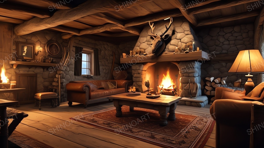 中世ファンタジー|くつろぎのリビング|10枚セット