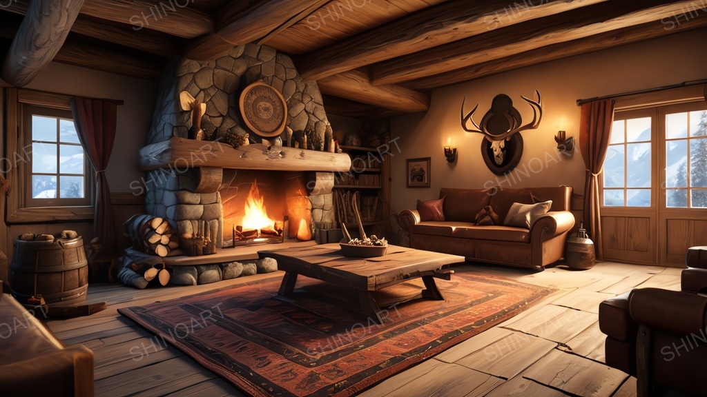 中世ファンタジー|くつろぎのリビング|10枚セット