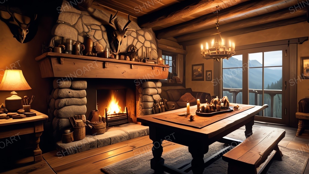 中世ファンタジー|くつろぎのリビング|10枚セット