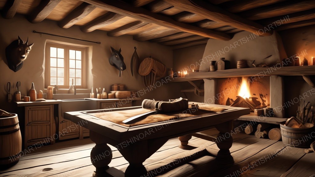 【中世ファンタジー】山岳狩猟小屋コンプリートパック|全50枚|¥2,000