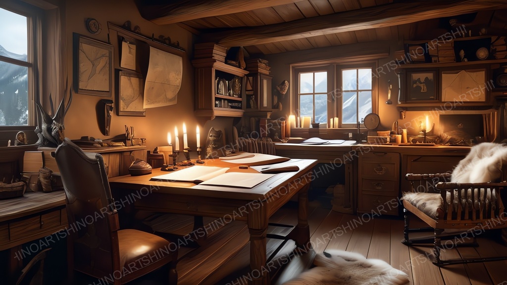 【中世ファンタジー】山岳狩猟小屋コンプリートパック|全50枚|¥2,000