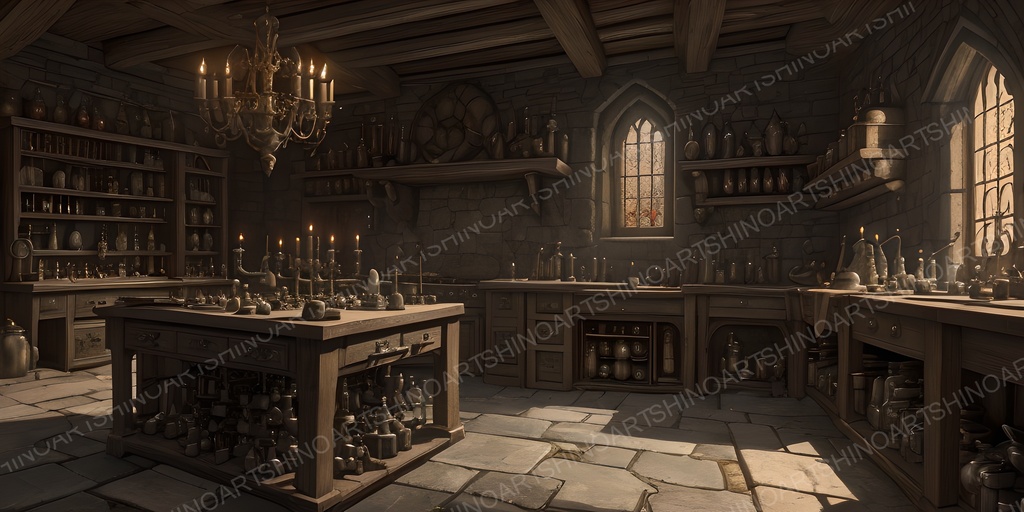 【中世ファンタジー】城内施設コンプリートパック|全50枚|¥2,000