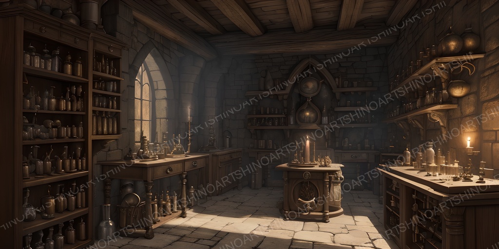 【中世ファンタジー】城内施設コンプリートパック|全50枚|¥2,000