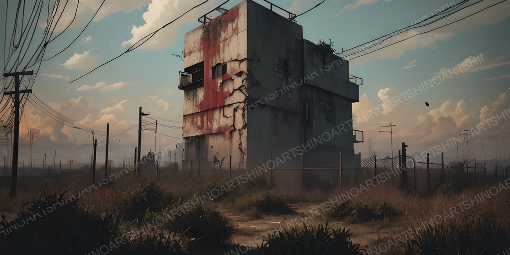 退廃サイバーパンク|重要インフラ施設コンプリートパック|全50枚|¥2,000枚