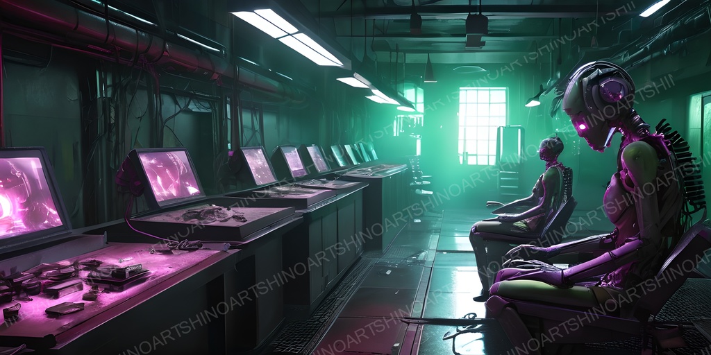 退廃サイバーパンク|重要インフラ施設コンプリートパック|全50枚|¥2,000枚