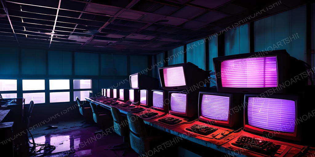 退廃サイバーパンク|重要インフラ施設コンプリートパック|全50枚|¥2,000枚