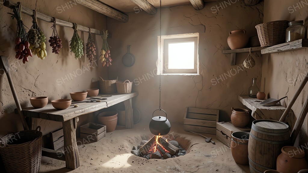 【中世ファンタジー】キッチン・厨房コンプリートパック|全50枚|¥2,000