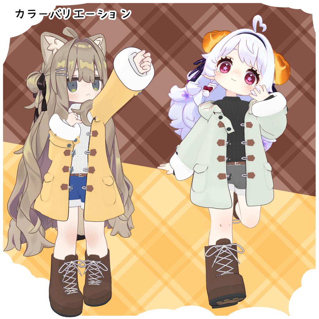 ゆきどけダッフルコート