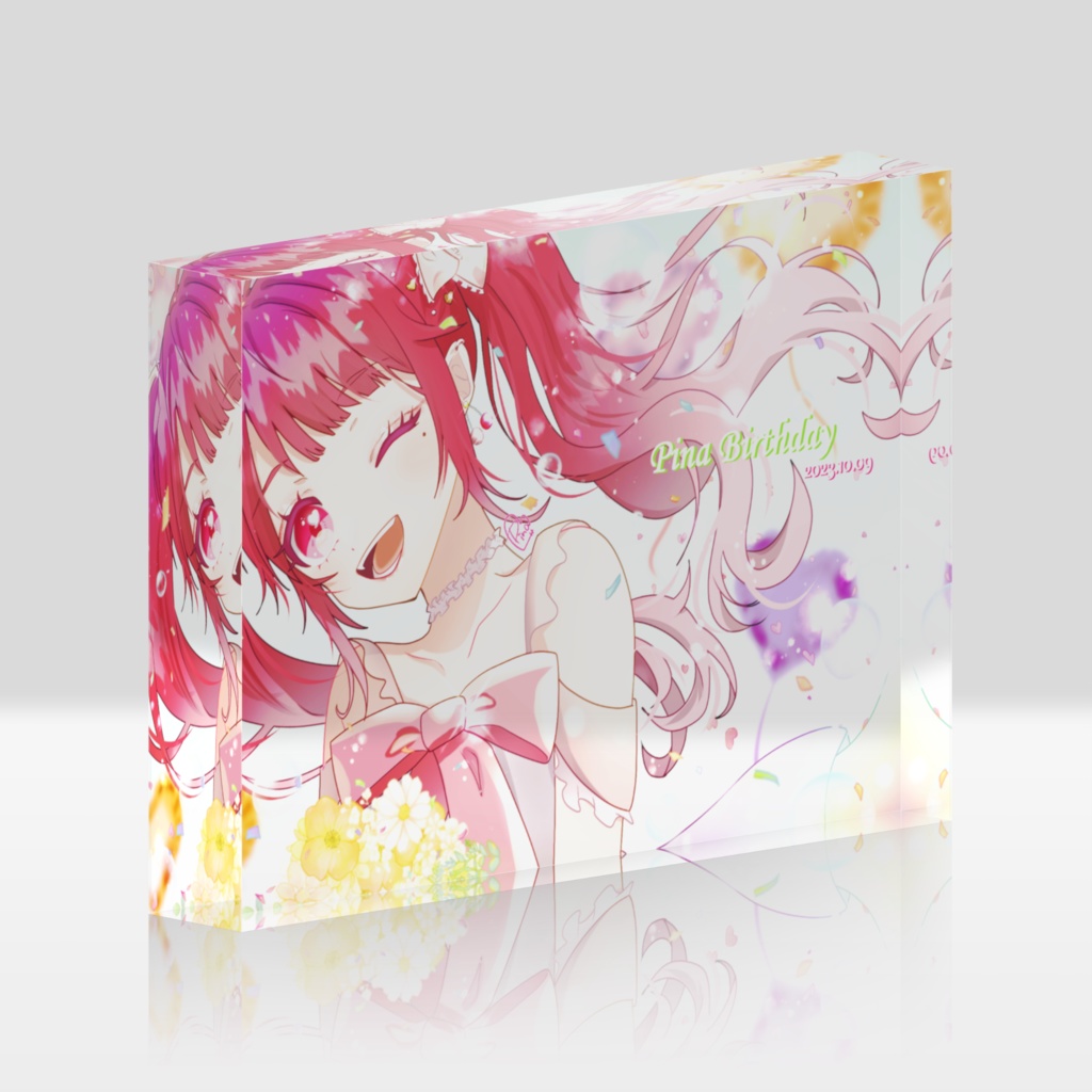 アクリルブロック birthday