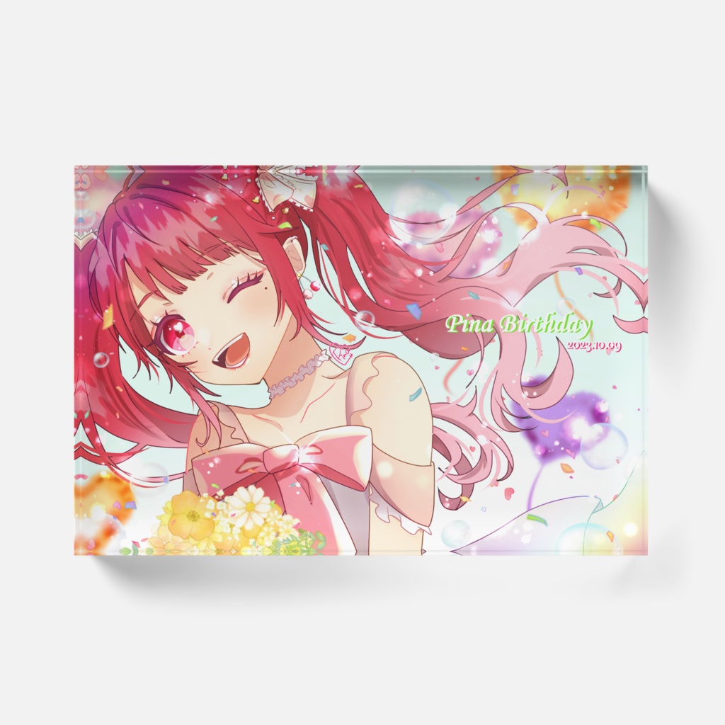 アクリルブロック birthday