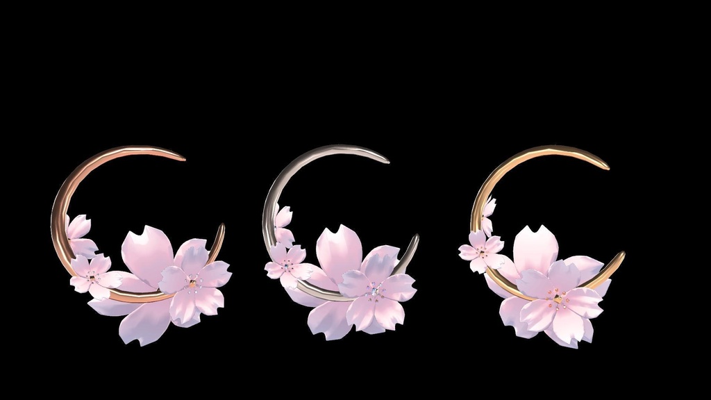 さくらイヤリング【CherryBlossomsEarring+Effects】