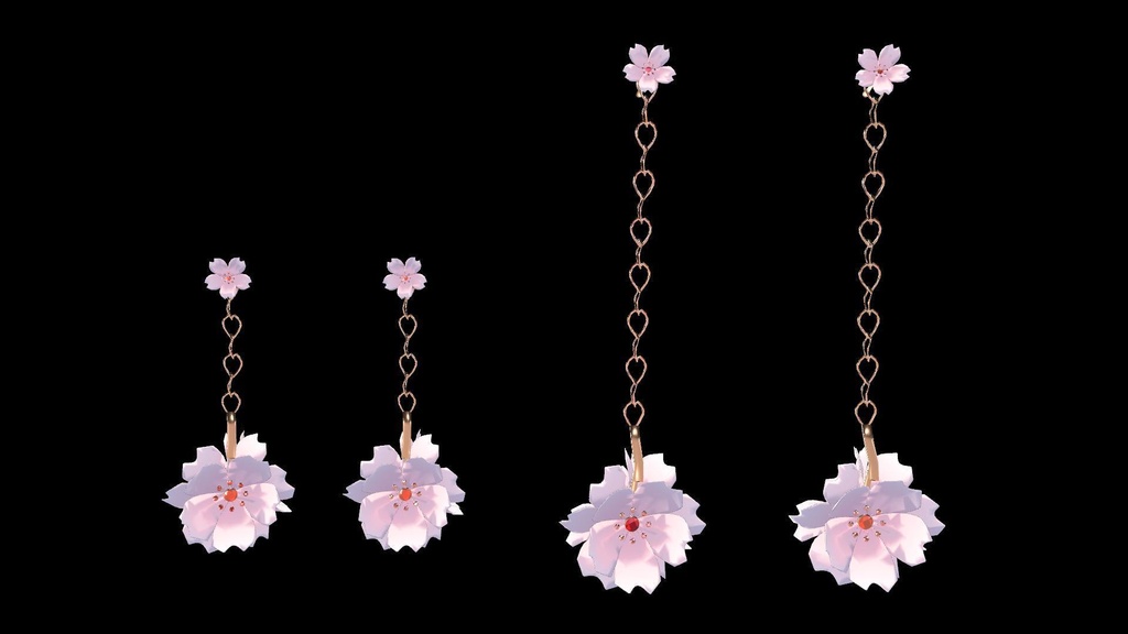 さくらイヤリング【CherryBlossomsEarring+Effects】