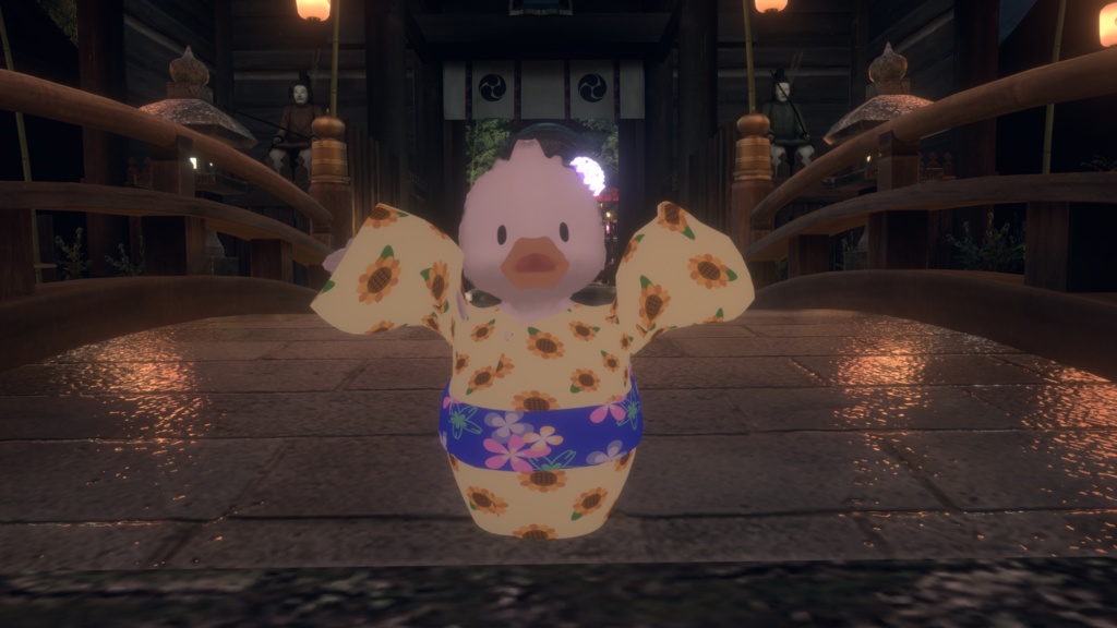 patotoちゃん専用浴衣+髪飾り