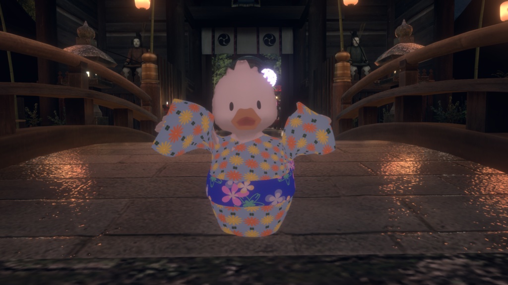 patotoちゃん専用浴衣+髪飾り