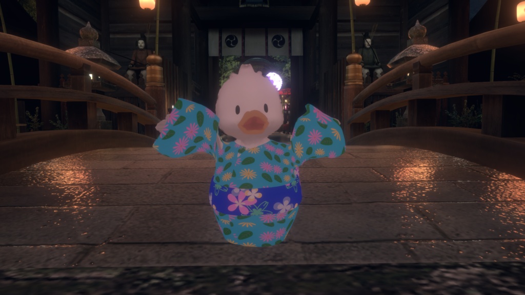 patotoちゃん専用浴衣+髪飾り