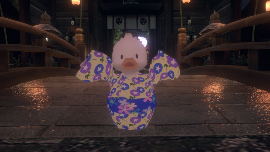 patotoちゃん専用浴衣+髪飾り