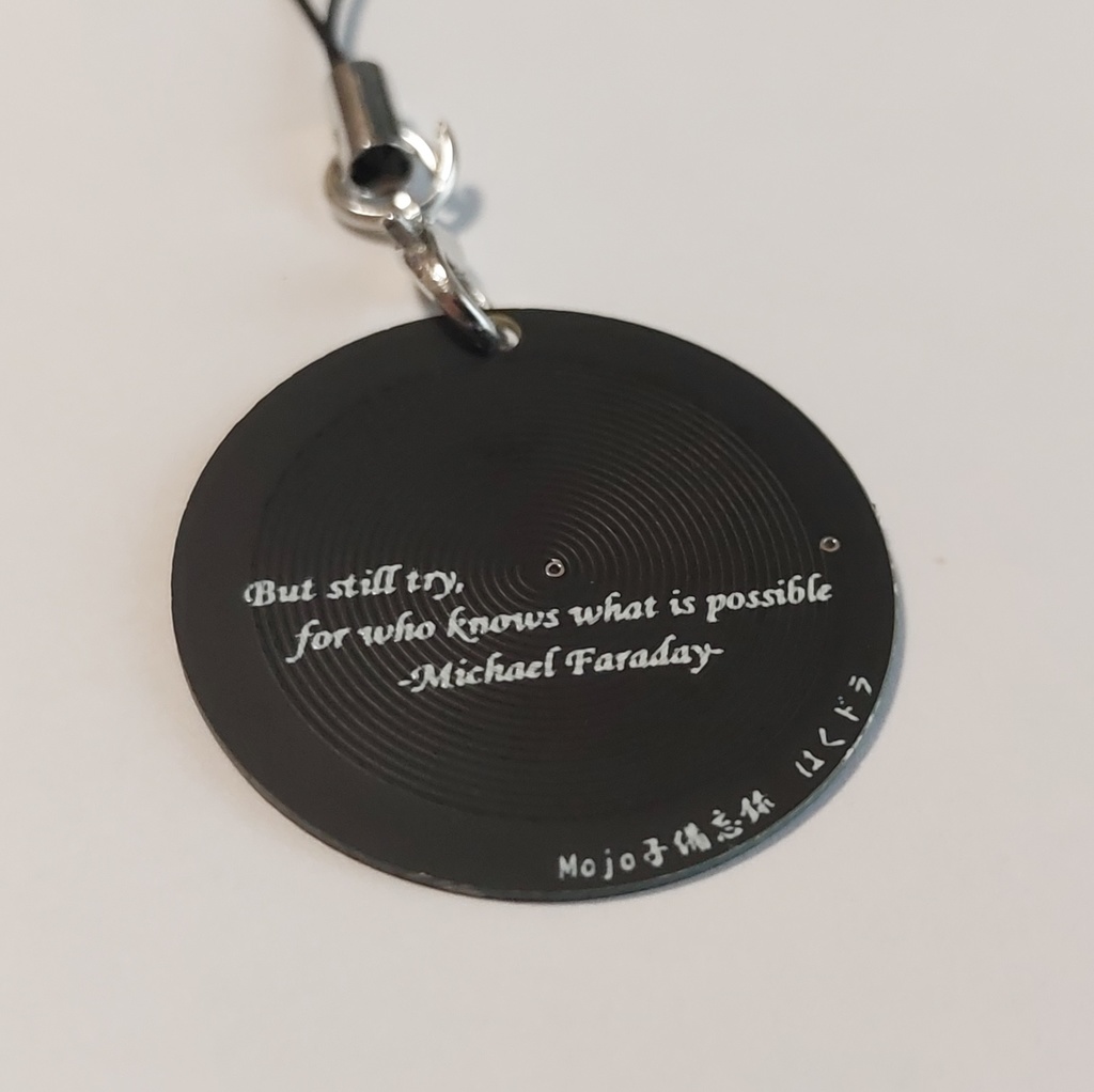 基板キーホルダー(Maxwell-Faraday Equation)