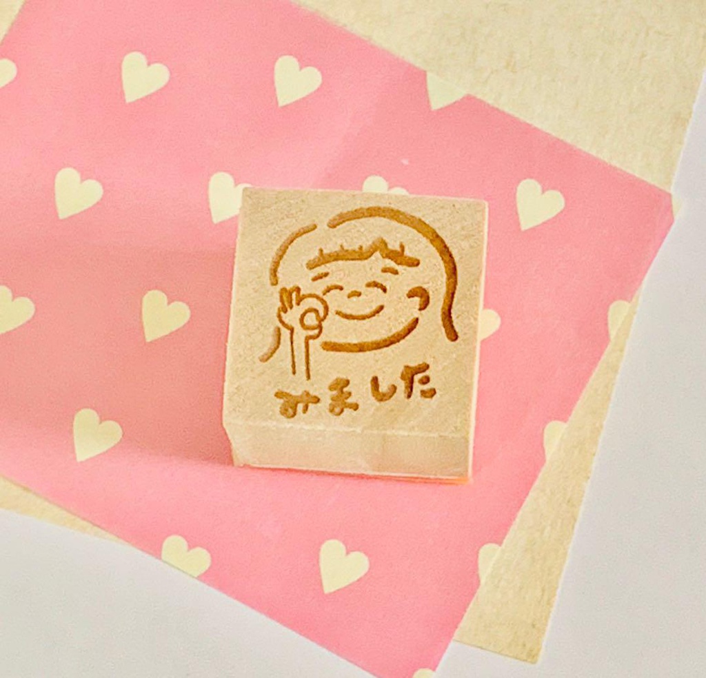 【ゴム印 はんこ】女の子