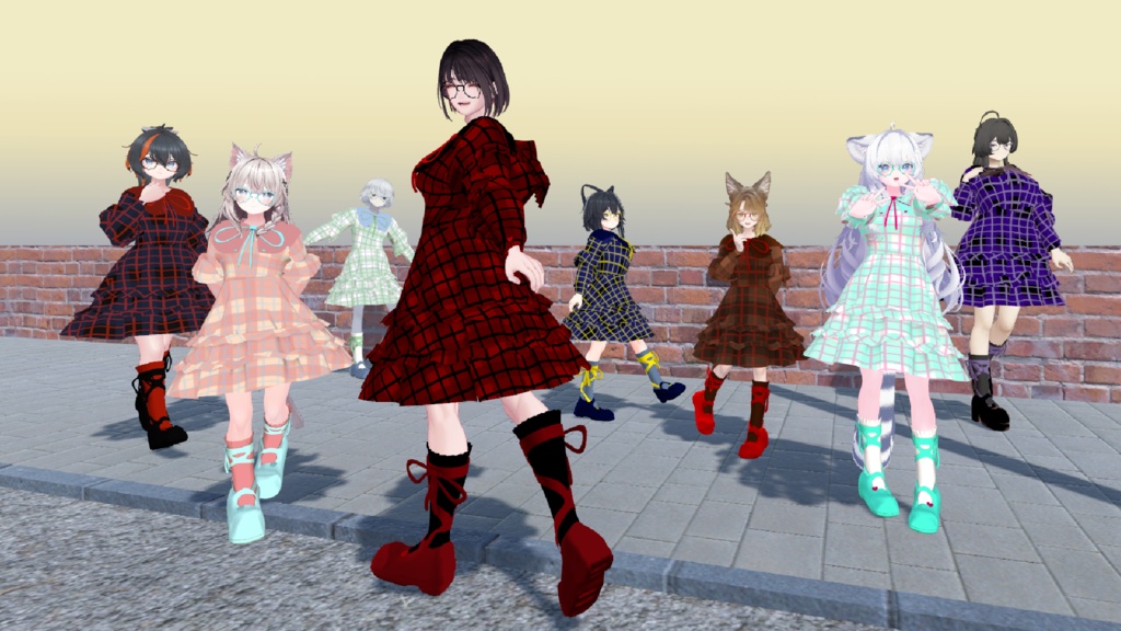 【8アバター対応】Winter001