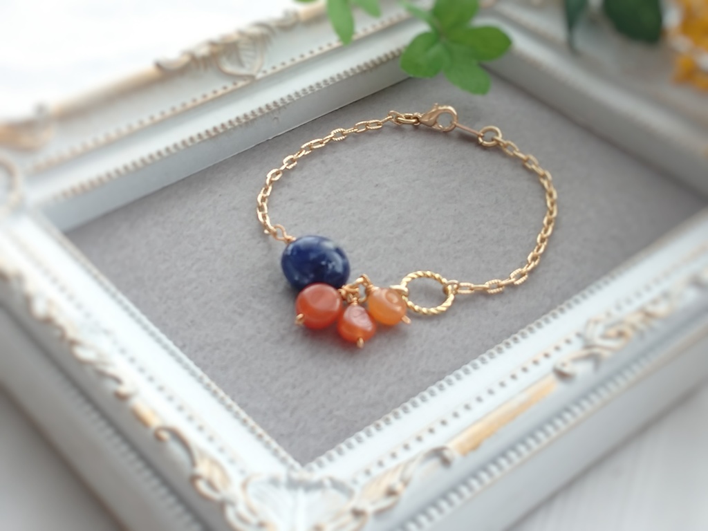 陸奥守吉行イメージ天然石ブレスレット