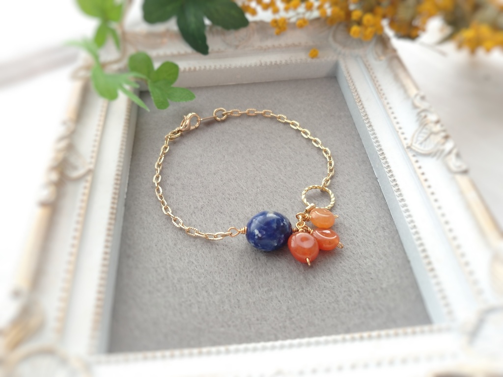 陸奥守吉行イメージ天然石ブレスレット