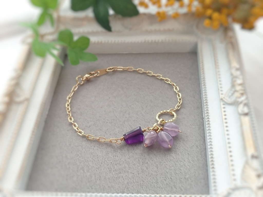 へし切長谷部イメージ天然石ブレスレット