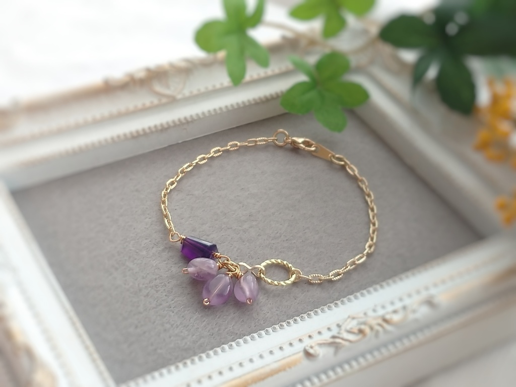 へし切長谷部イメージ天然石ブレスレット