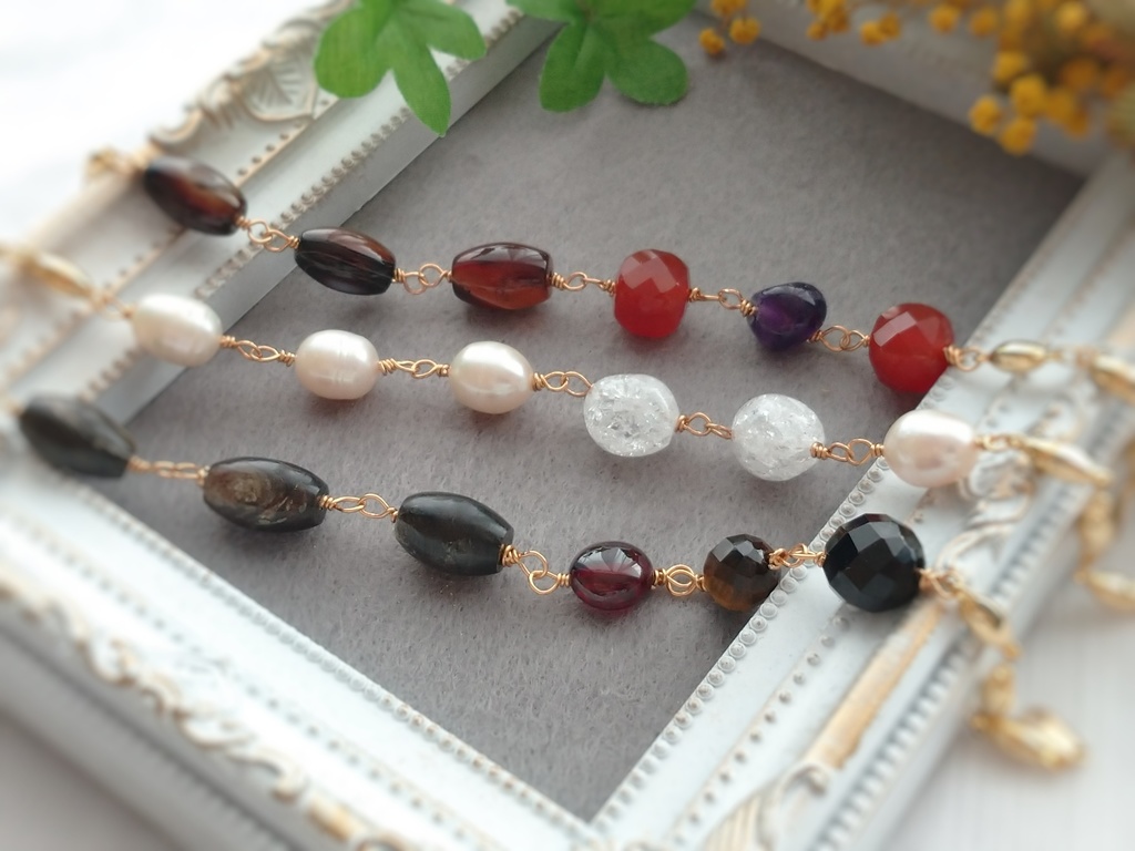 大倶利伽羅イメージ天然石ブレスレット