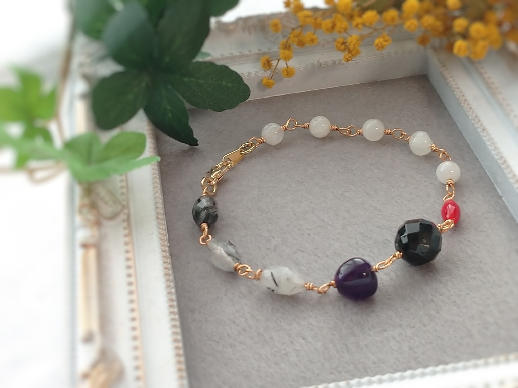 日光一文字イメージ天然石ブレスレット