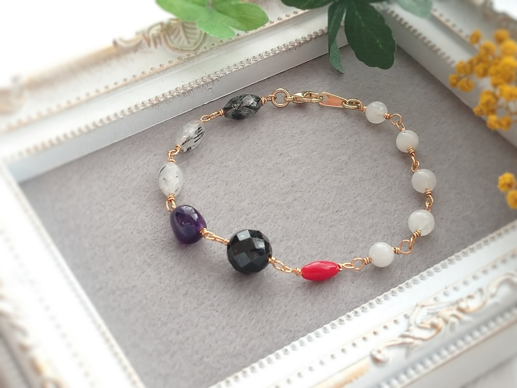 日光一文字イメージ天然石ブレスレット