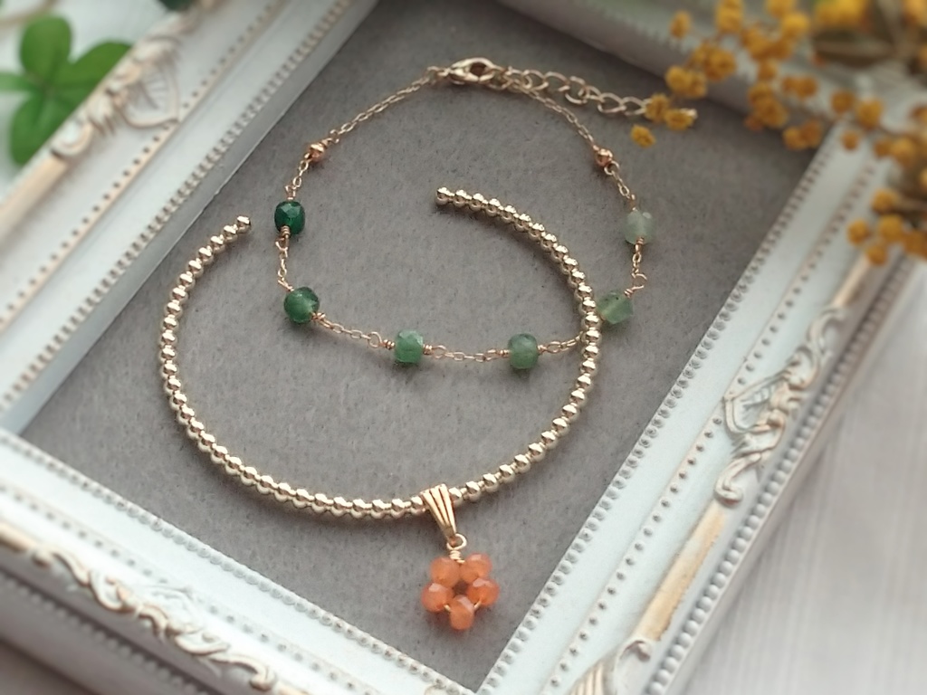 江/イメージバングル&ブレスレットセット