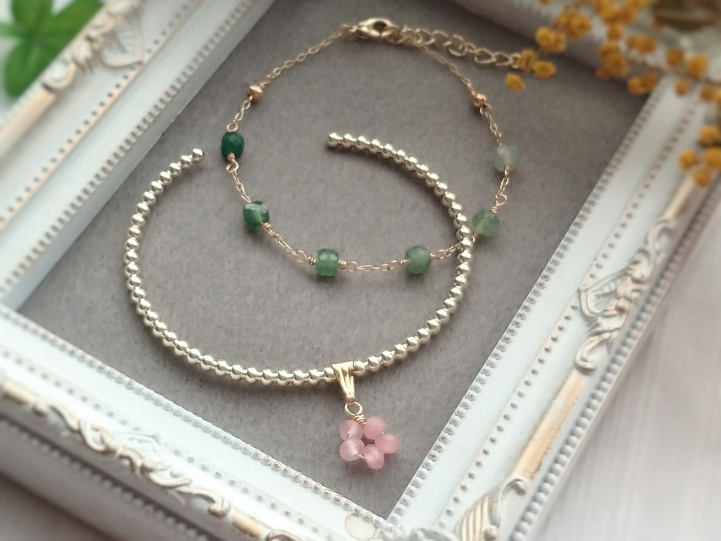 江/イメージバングル&ブレスレットセット