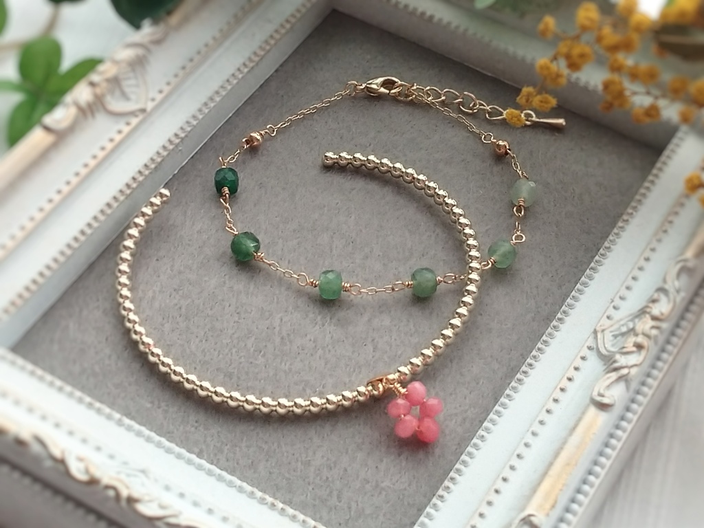 江/イメージバングル&ブレスレットセット