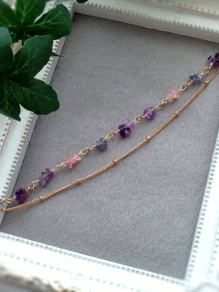 【新作】織田組/夕暮れ色のブレスレット