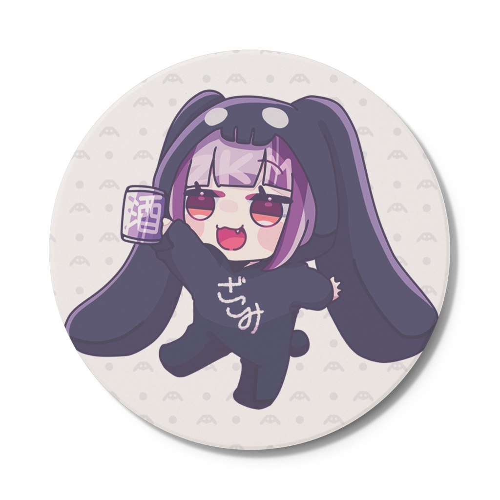 デフォルメざこみちゃんコースター